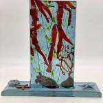 Mary Simmons specializes in fused and cast glass.