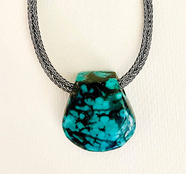 Jeweler Kathy Dannerbeck is known for her woven wire chains.