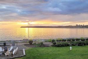 Caption: Sunset views from Semiahmoo Resort will make you feel like you’re officially on vacation.