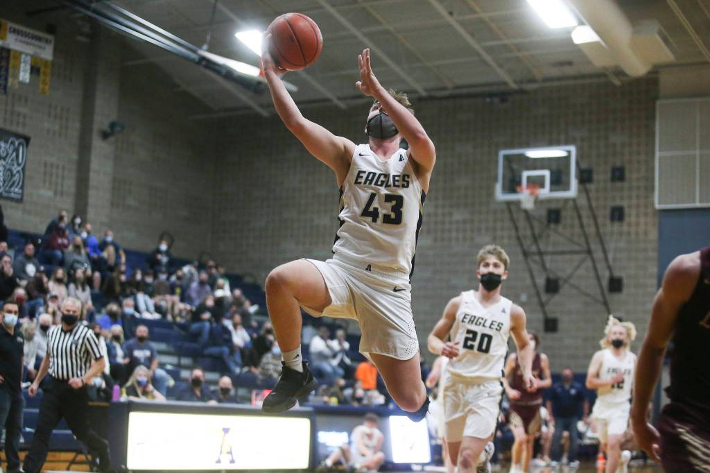 Arlingtons Ethan Martin is a second-team All-Area selection. (Andy Bronson / The Herald)