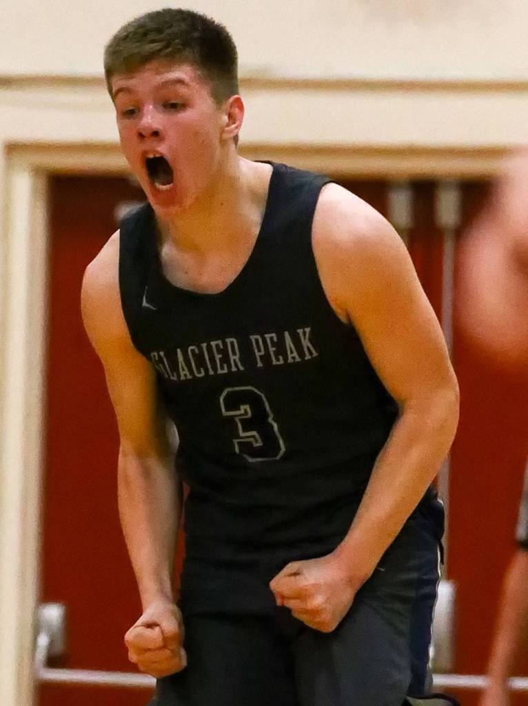 Glacier Peaks Bobby Siebers is a first-team All-Area selection. (Kevin Clark / The Herald)