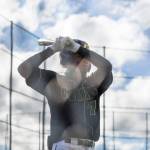 As his scouting grades reflect, Knight has the potential to be an all-around player at the major league level. (Olivia Vanni / The Herald)