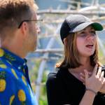 Delta neighborhood residents Ryan Weber and Alyssa Gray are concerned with proposed high-density housing. (Kevin Clark / The Herald)