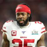 Former Seattle Seahawks and San Francisco 49ers star Richard Sherman was booked into a jail in Seattle on Wednesday morning. (AP Photo/Gregory Payan)