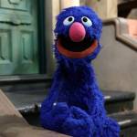 Grover is posed on the set of Sesame Street, in New York. The popular childrens TV series celebrated its 50th season in 2019. (Richard Drew / Associated Press file photo)