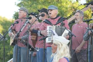 Evan Thompson / The Record
The Shifty Sailors performed at the Celebrate America event on July 3 at Freeland Park.