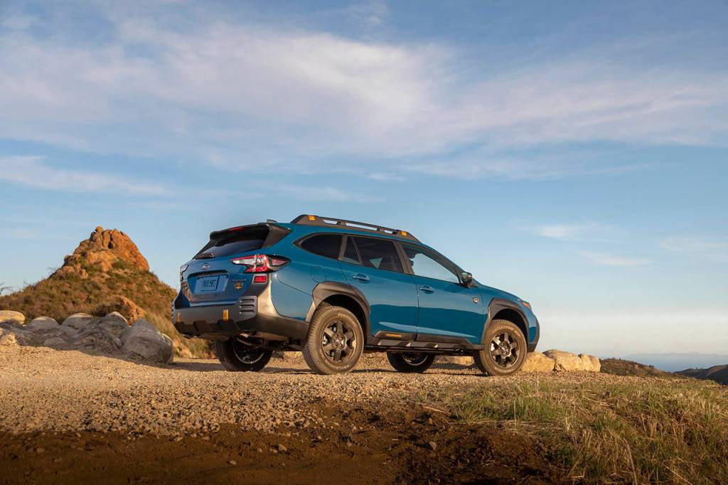 The 2022 Subaru Outback Wilderness has 9.5 inches of ground clearance enhancing its off-pavement credentials. (Manufacturer photo)