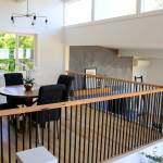 The dining and living rooms at a listing in Mukilteo. (Kevin Clark / The Herald)