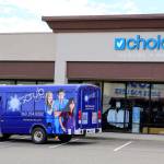 Choices Scrubs + Medical in Everett sells medical supplies and scrubs to health care workers and others. (Kevin Clark / The Herald)