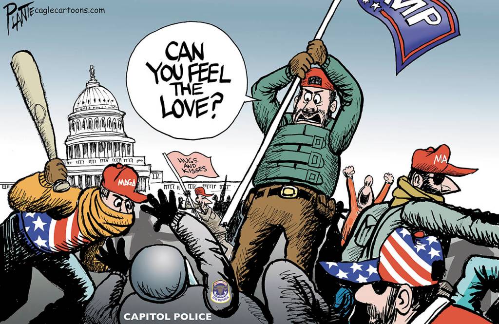Whole lotta love, Jan. 6, insurrection, riot, traitors, mob, capitol police, election 2020, President Joseph R. Biden, Ex- President Donald J. Trump