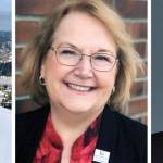 George Hurst (left), Christine Frizzell (center) and Jim Smith.