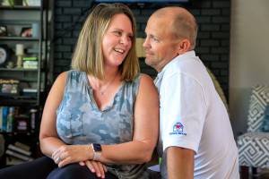 Kristin Christensen has been named a Dole Caregiver Fellow by the Elizabeth Dole Foundation for her care of her husband Michael, a veteran affected by traumatic brain injury that occurred in Iraq, PTSD and related health issues. (Kevin Clark / The Herald)