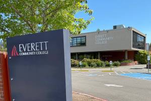 Everett Community College settled a lawsuit for $150,000 with a former employee who claimed she was discriminated against in 2019. (Sue Misao / Herald file)