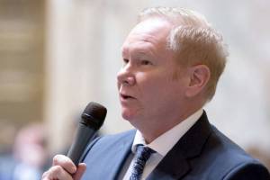 The Washington State House of Representatives convenes for floor session, Feb. 21, 2019.