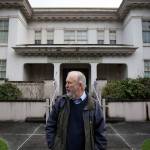 Outside Everetts old Longfellow Elementary School building in 2016, local historian Jack ODonnell recalled his time attending the school in the 1950s. The Longfellow building, where Henry M. Jackson attended school, is now listed on the National Register of Historic Places. (Andy Bronson / The Herald)