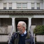 Outside Everett's old Longfellow Elementary School building in 2016, local historian Jack O'Donnell recalled his time attending the school in the 1950s. The Longfellow building, where Henry M. Jackson attended school, is now listed on the National Register of Historic Places. (Andy Bronson / The Herald)