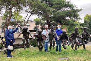 Building connections is one of the key reasons residents explore the possibilities of senior living, like these friends from Quail Park at Lynnwood.