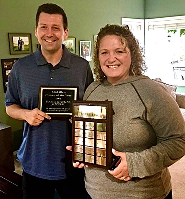 The 2021 Mukilteo Citizen of the Year winners are Dan Kittle and Rachel Wixson-Kittle. (Submitted photo)