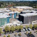 New construction of apartments and condominiums across from Alderwood Mall on Wednesday, Sept. 1, 2021 in Lynnwood, Wa. (Olivia Vanni / The Herald)