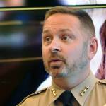 Snohomish County Sheriff Adam Fortney in July 2020. (Sue Misao / Herald file)