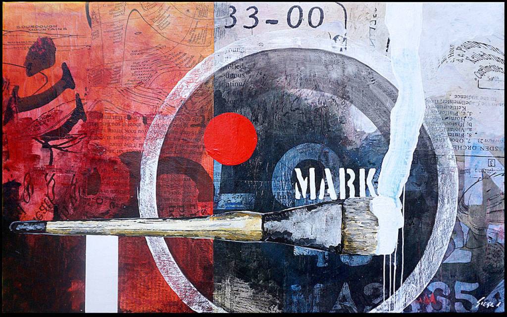 Mark by Christopher Siege James shows a paintbrush that was once owned by the renowned Northwest painter Mark Tobey.