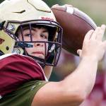 Justice Taylor during practice Tuesday afternoon at Lakewood High School in Arlington on August 31, 2021.  (Kevin Clark / The Herald)