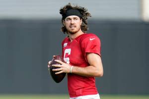 Marysville Pilchuck alum Jake Luton was officially signed to the Seattle Seahawks roster on Thursday. (Associated Press)