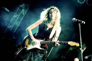 Blues artist Ana Popovic, praised by many for her guitar work, is scheduled to perform Sept. 10 at the Historic Everett Theatre. (Marco Van Rooijen)