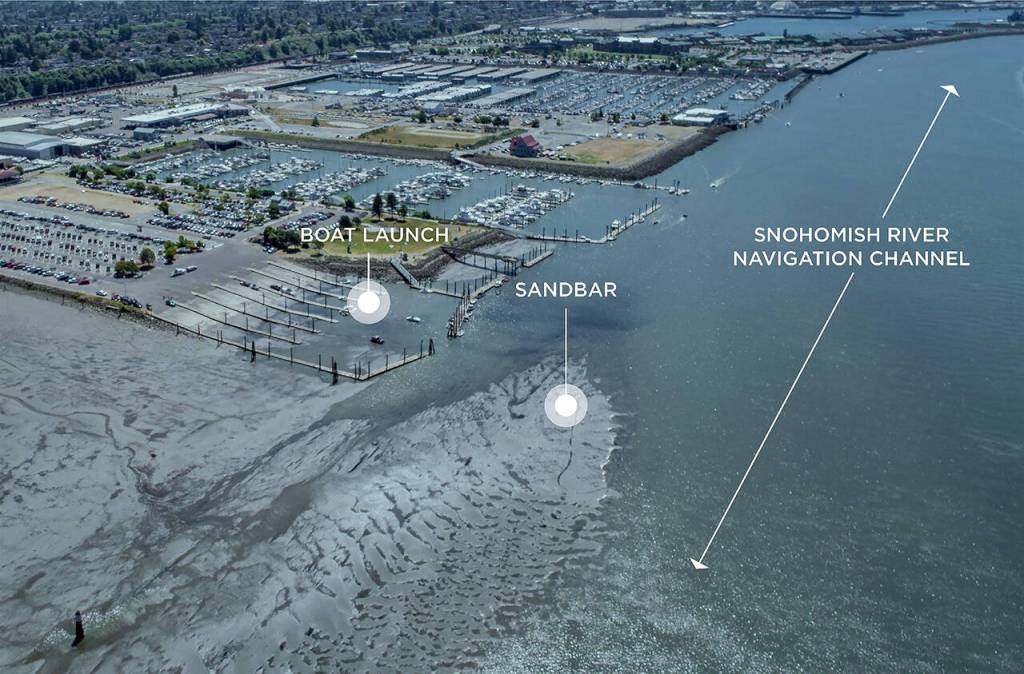 The Port of Everett is planning to dredge the area around the 10th Street Boat Launch. (Port of Everett)