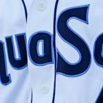 AquaSox's manager, Louis Boyd, Funko Field at Everett Memorial Stadium in Everett on July 28, 2019. (Kevin Clark / The Herald)
