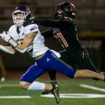 Drew Carter (left) and 4A No. 7-ranked Lake Stevens face 3A top-ranked ODea in a showdown of perennial state powers. (Olivia Vanni / The Herald)