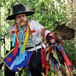 DOUG RAMSAY / FOR THE HERALD
A Native American dancer of the Eastern Band Cherokee, Iroquois and Abnaki tribes performs a dance during at the annual Return of the Salmon Celebration in Sultan on Saturday.