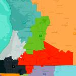 Brady Piñero Walkinshaw draft Legislative District map. (Washington State Redistricting Commission)