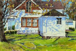 See oil paintings by Kathie Odom, including "Way Back When," at the Cole Gallery in Edmonds through Sept. 27.