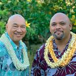 Robert Cazimero and Kuana Torres Kahele are scheduled to perform an evening of authentic Hawaiian music and dance Oct. 9 at the Edmonds Performing Arts Center. (Kuana Torres Kahele)
