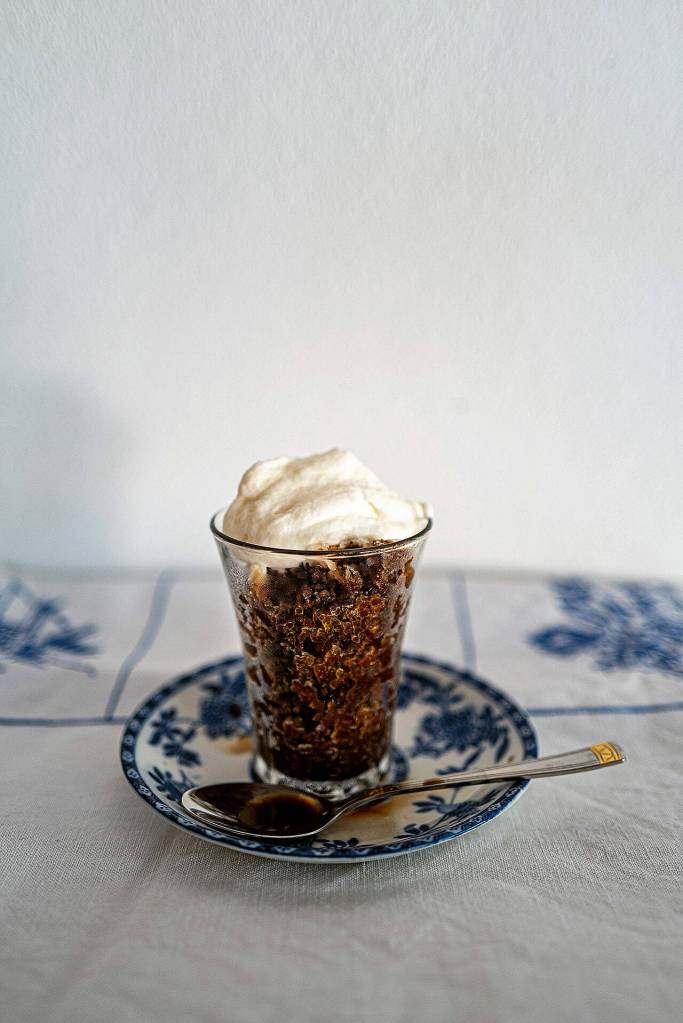 You can make coffee and brown sugar granita with your leftover espresso. (Charlotte Bland)