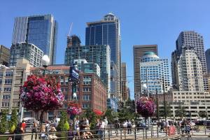Downtown Seattle is packed with highrise apartments. (Sue Misao / Herald file)