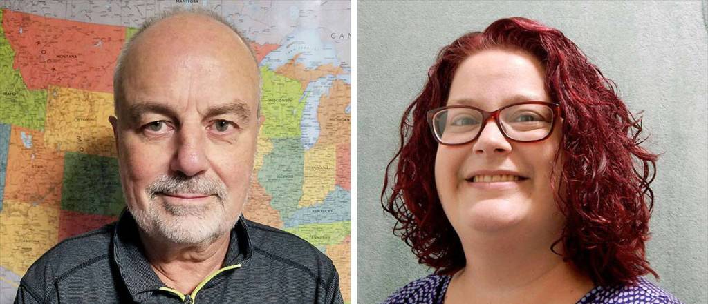 Charles Hauck (left) and Jayme Lee Vail.