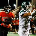Aaron Barraza lifted Edmonds-Woodway past Monroe with 197 yards rushing and four touchdowns. (Kevin Clark / The Herald)