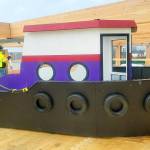 A 20-feet, 4,000 pounds steel model tugboat will be the centerpiece of a new exhibit about the ports role in Snohomish County at an expansion of the Imagine Childrens Museum in Everett. (Imagine Childrens Museum)