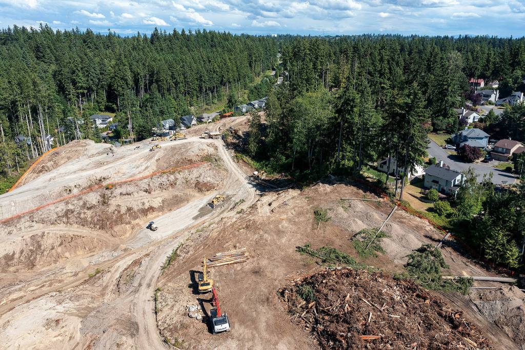 Site preparation for housing development was under way June 8 at the property known as Frognal Estates near Edmonds. (Chuck Taylor / Herald file)