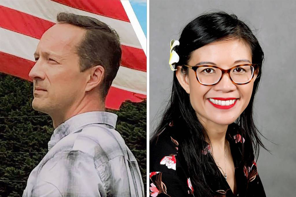 Wade Rinehardt (left) and Vanessa Edwards.