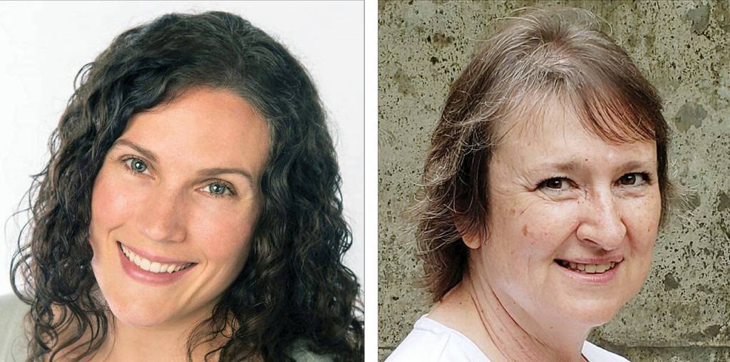 Molly Barnes (left) and Mary Reule.