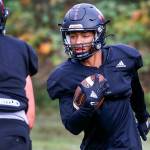 Jelani Guerrero and Archbishop Murphy face Burlington-Edison in a key Northwest Conference 2A clash Saturday afternoon. (Kevin Clark / The Herald)
