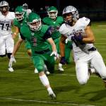 Trey Leckner and Glacier Peak face North Creek in a non-league matchup Friday night. (Kevin Clark / The Herald)
