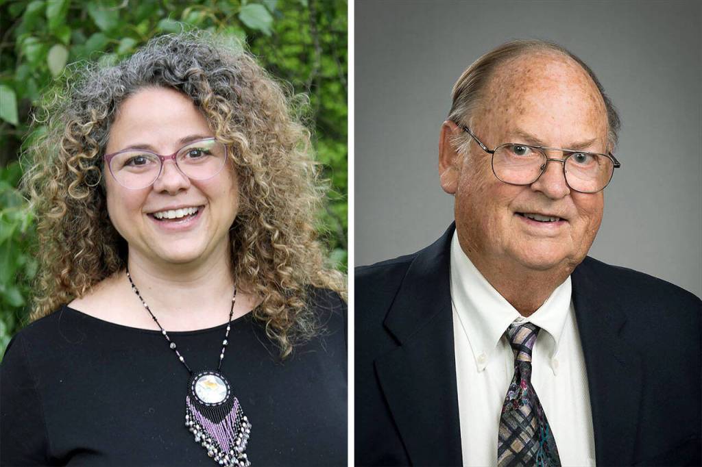 Lea Anne Burke (left) and Larry Countryman.