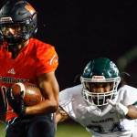 Cole Pruett and Monroe face Snohomish in a showdown with massive Wesco 3A South title implications. (Kevin Clark / The Herald)