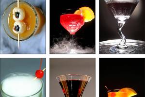 Clockwise from top left: