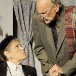 See Dawn Cornell as Judge Laura Wargrave and Bill Kusler as Gen. John Mackenzie in Red Curtain's production of "And Then There Were None," showing at the Marysville theater through Nov. 3. (Larry T. Lisk)