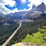 The North Cascades Highway is seen from the Washington Pass overlook on Oct. 11. (Sue Misao / The Herald)